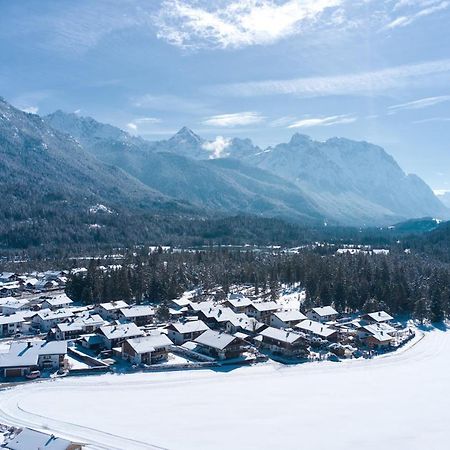 Ferienwohnung Zum Hirschgarten Krün Esterno foto
