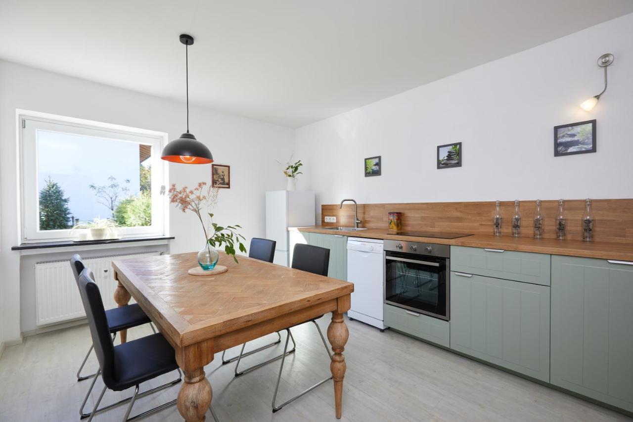 Ferienwohnung Zum Hirschgarten Krün Esterno foto