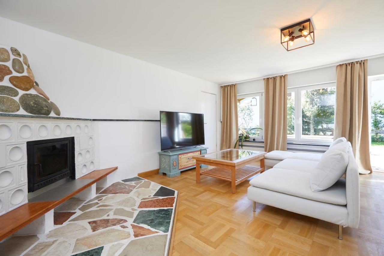 Ferienwohnung Zum Hirschgarten Krün Esterno foto